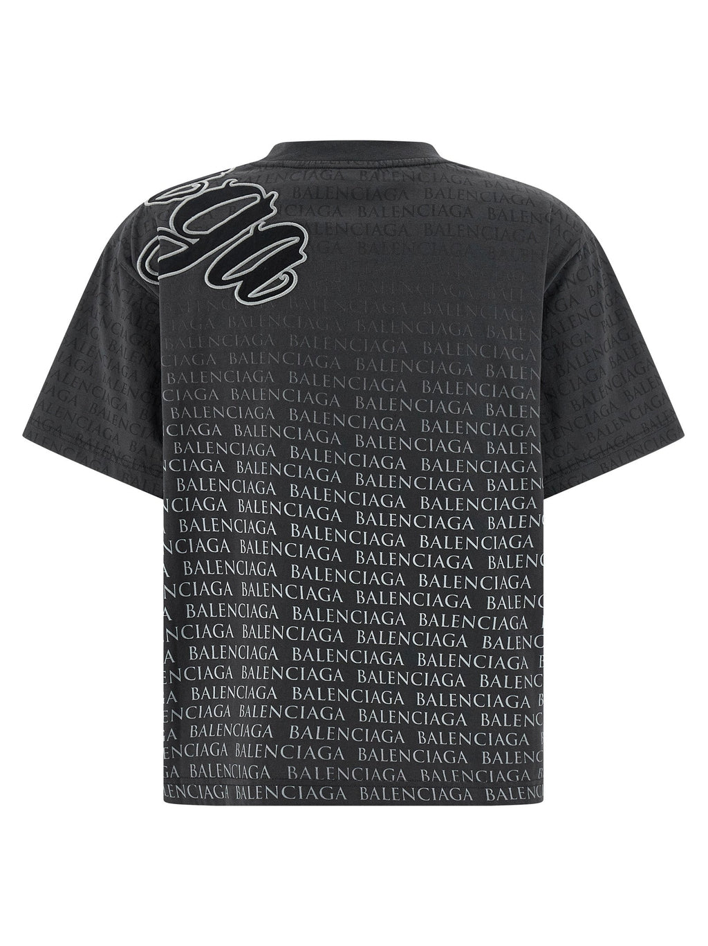 Balenciaga Black Cotton Women's T-Shirt