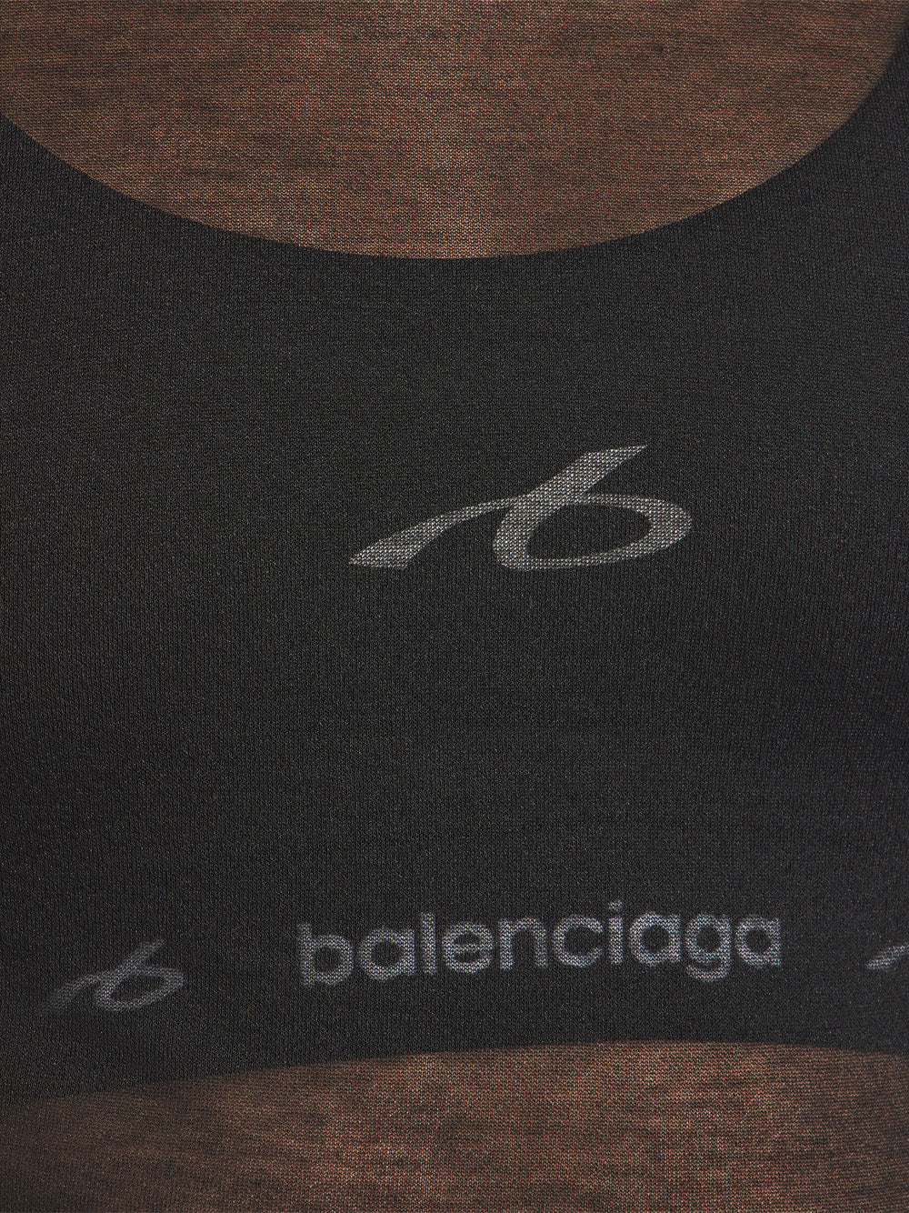 Balenciaga Women Techwear Bra Tank Top In Technical Fabric