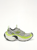 6XL Sneaker in Grey/White/Green/Fluo Yellow