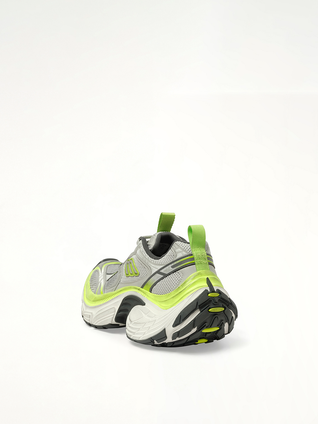 6XL Sneaker in Grey/White/Green/Fluo Yellow