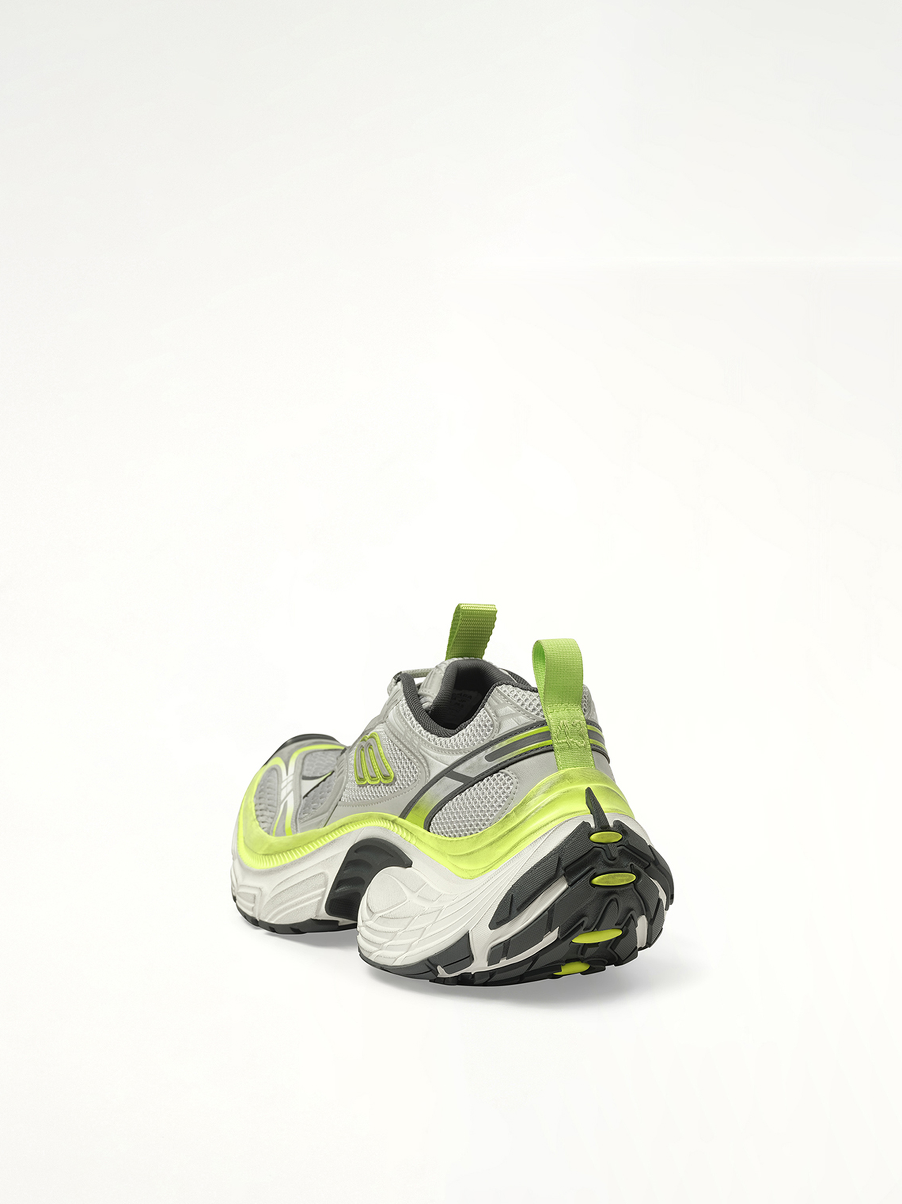 6XL Sneaker in Grey/White/Green/Fluo Yellow