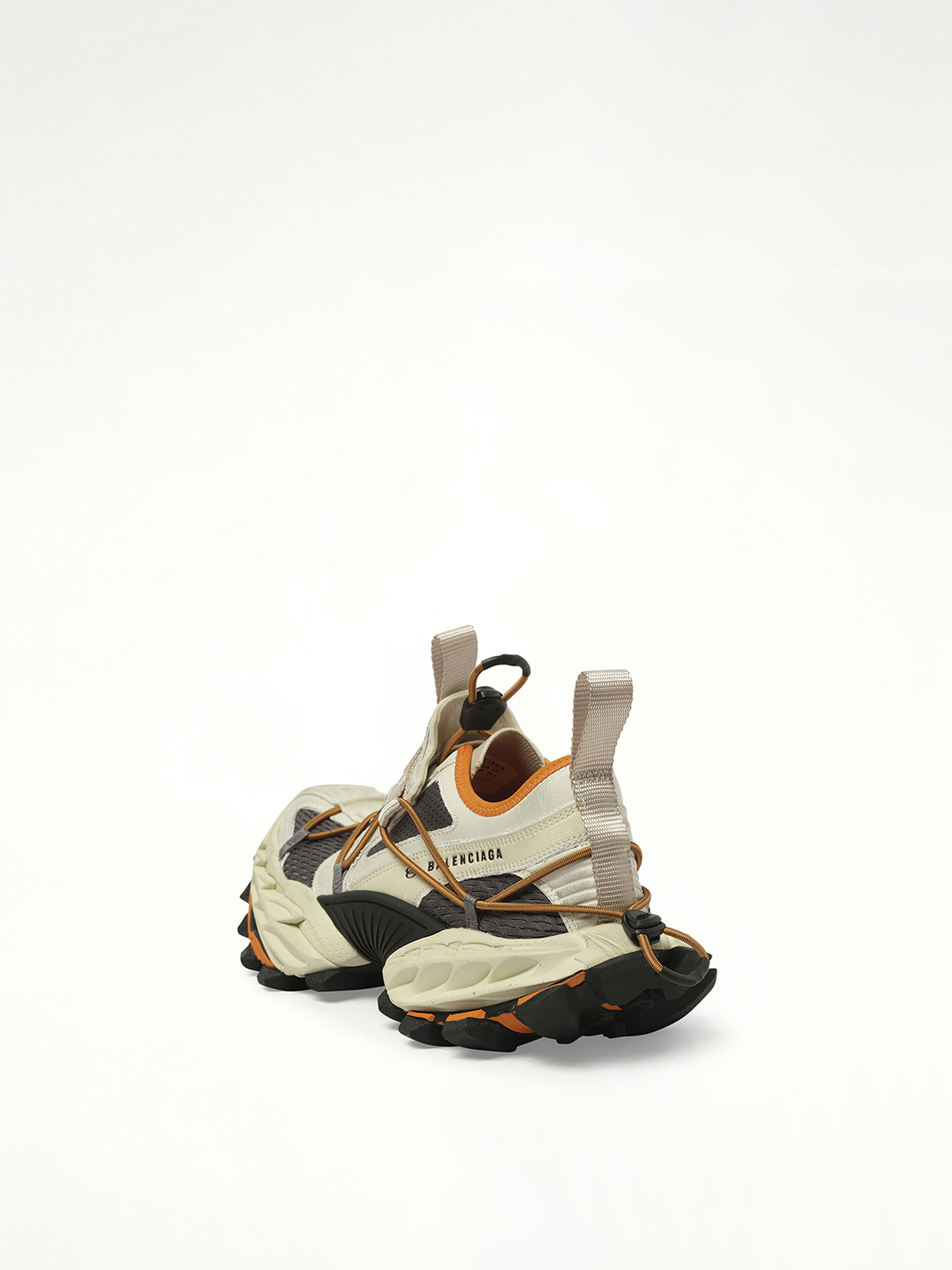 Balenciaga's Hike Sneaker in Beige/Orange