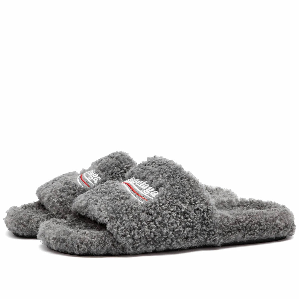 Balenciaga Fur Slides