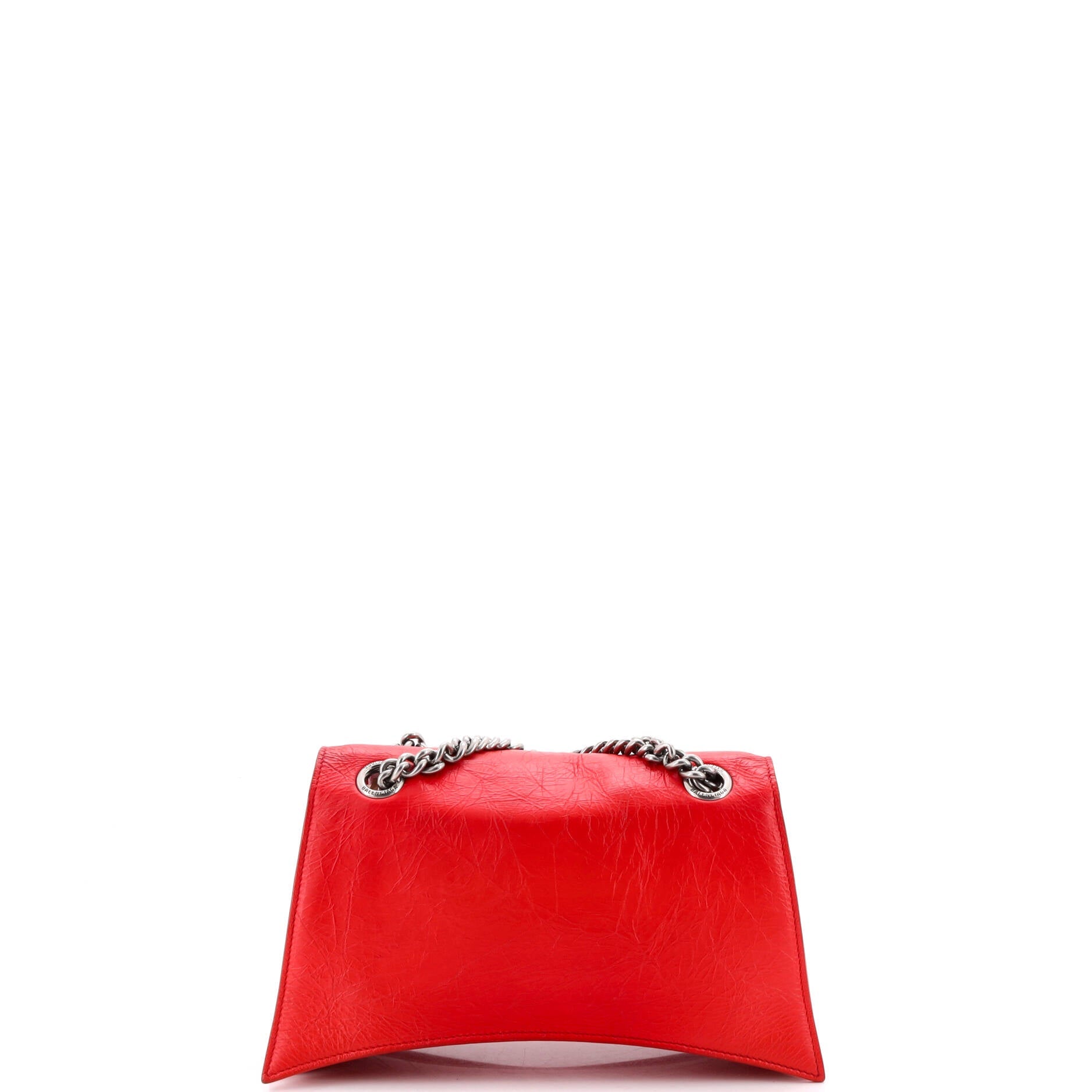 Crush Chain Flap Bag Leather Small