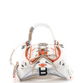 SneakerHead Top Handle Bag Mesh and Faux Leather Small