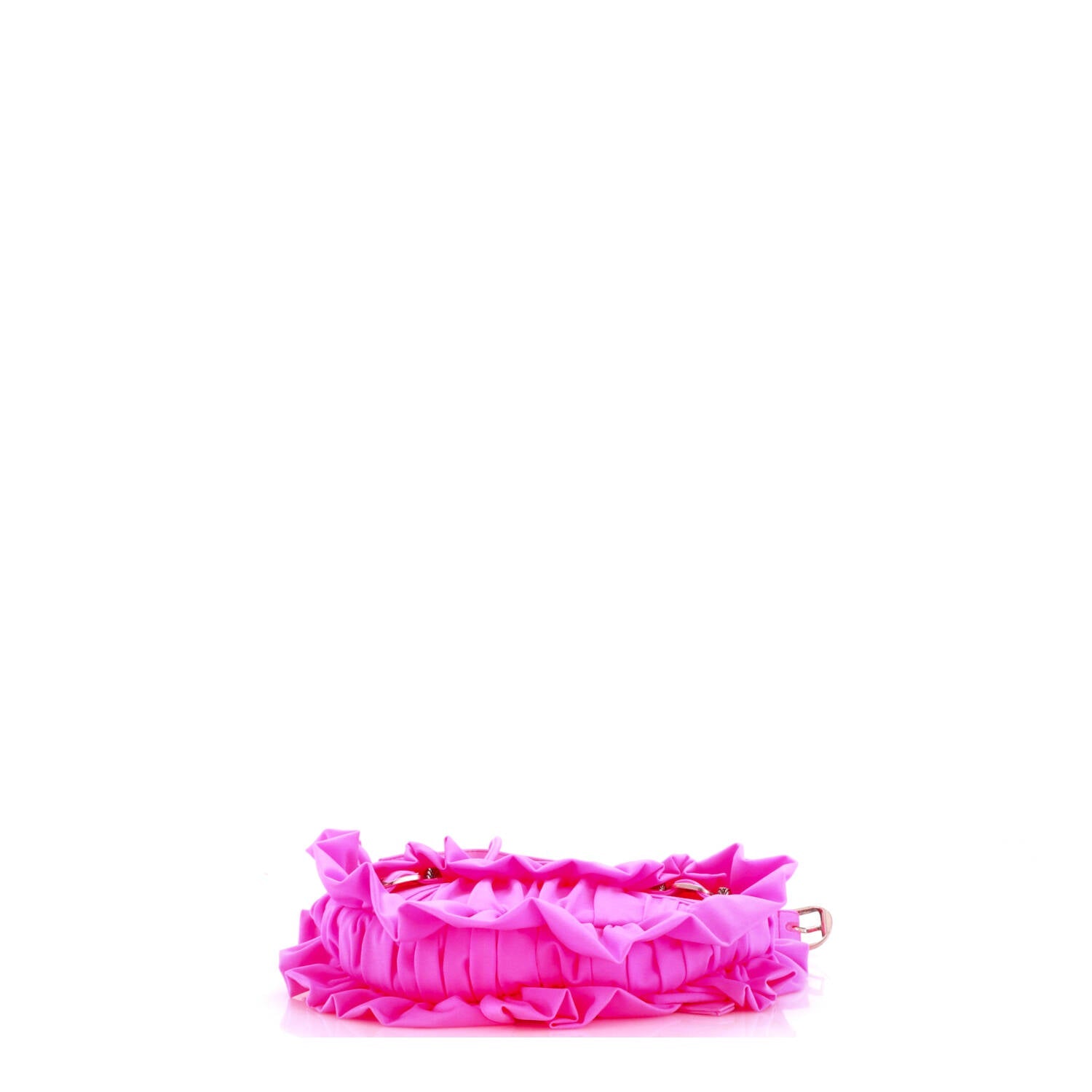 Le Cagole Giant Studs Shoulder Bag Ruffled Spandex XS
