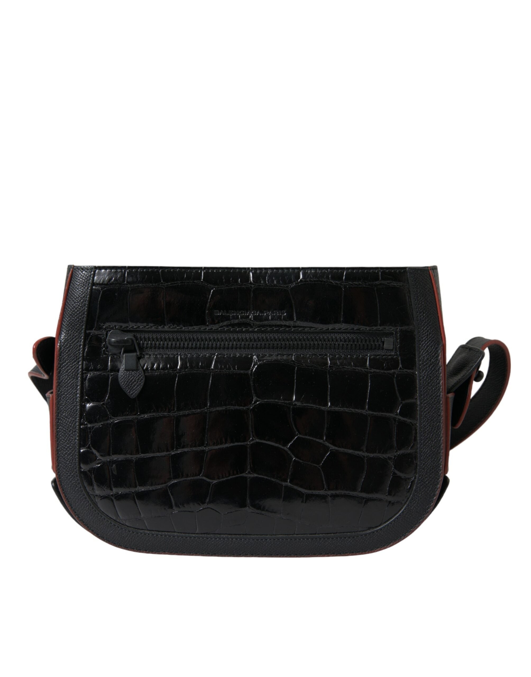 Black Exotic Leather Camera Bag