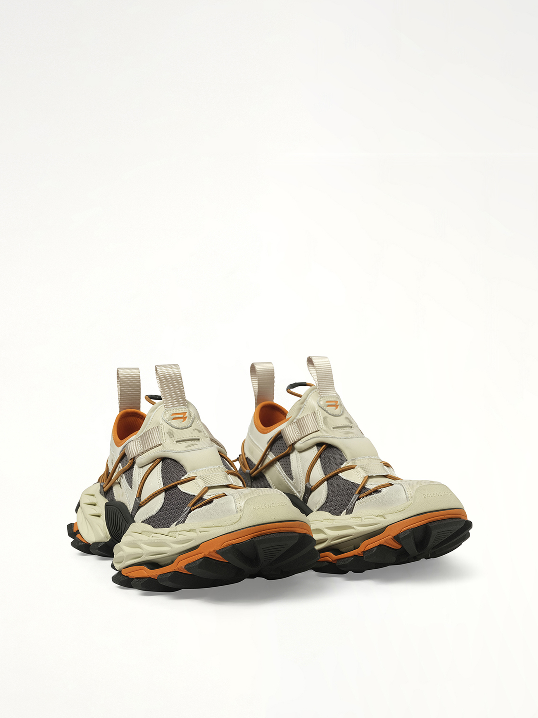 Balenciaga's Hike Sneaker in Beige/Orange