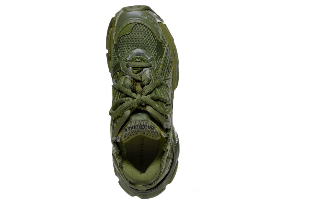 Balenciaga Runner Sneaker 'Leather Free Khaki' 677403W3RB13031 #