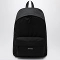 Balenciaga - Black Explorer backpack with logo patch