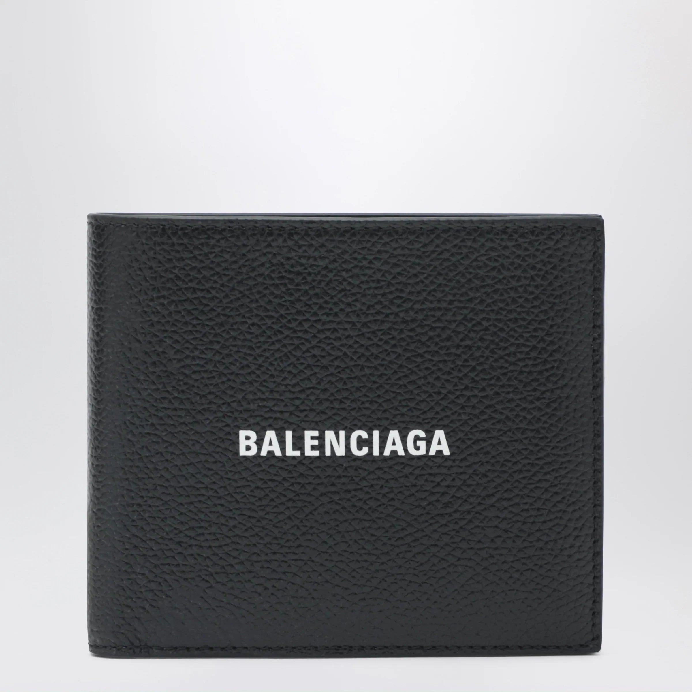 Balenciaga - Black horizontal wallet with logo
