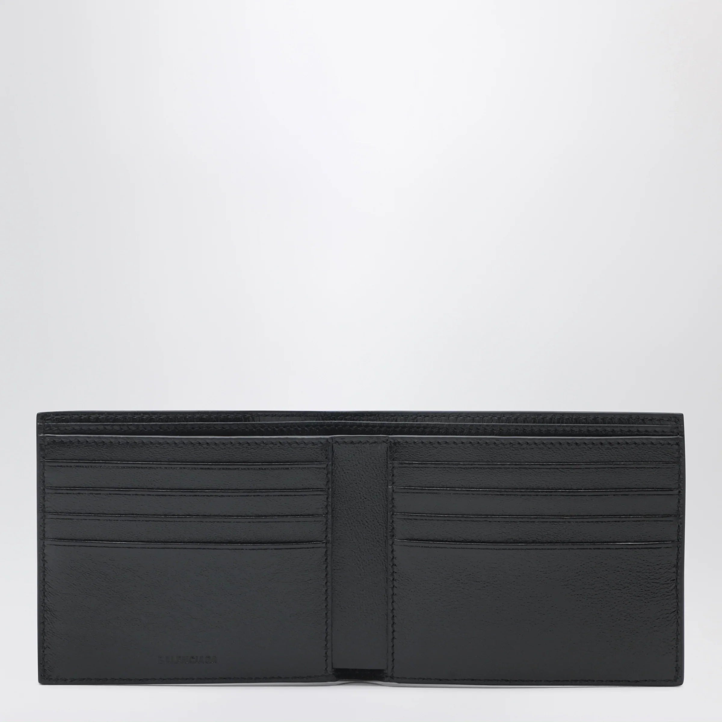 Balenciaga - Black horizontal wallet with logo