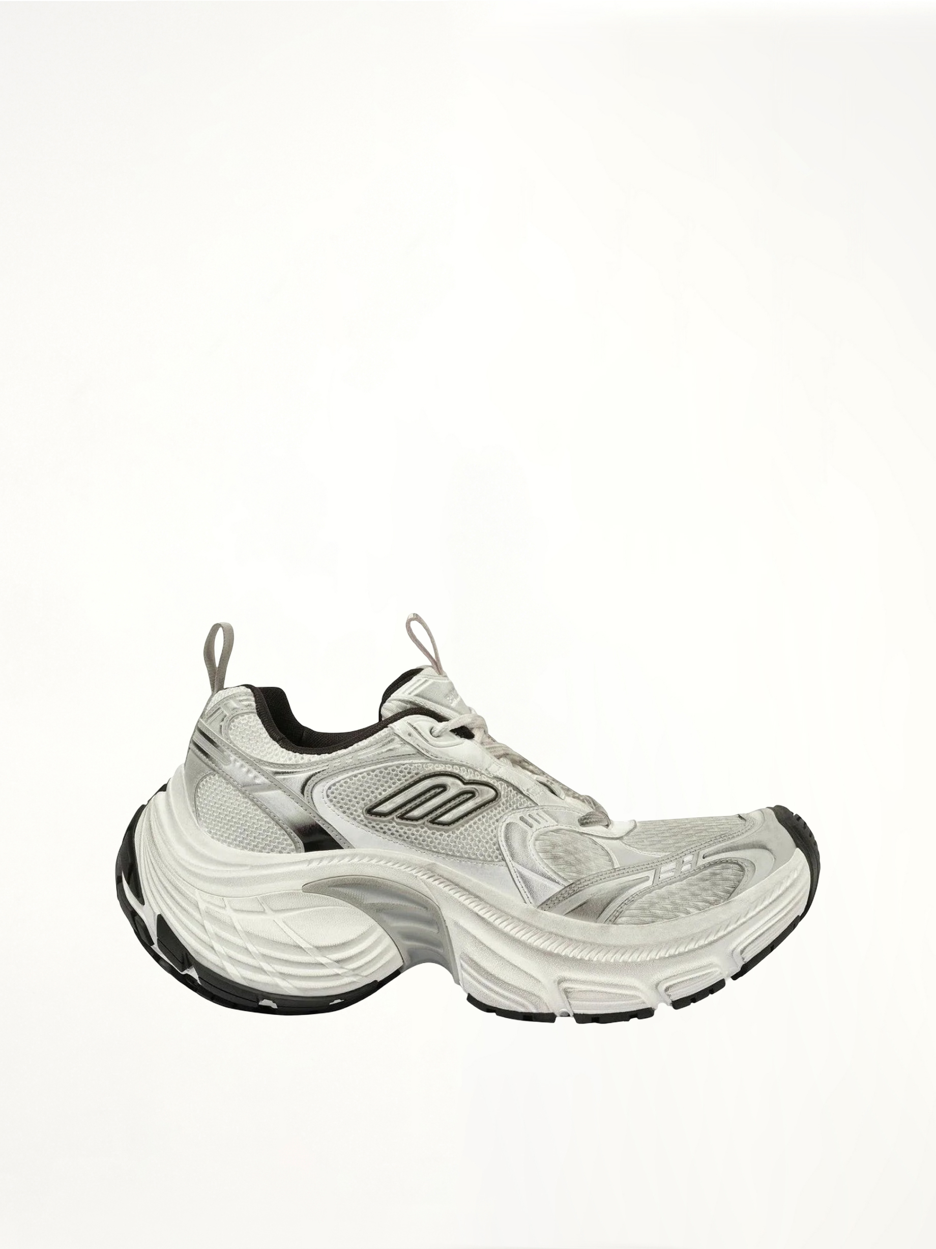10XL Sneaker in White/Black/Grey