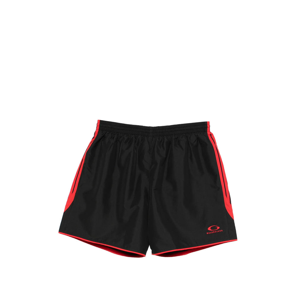 Balenciaga Black Beachwear - Swim Shorts Men