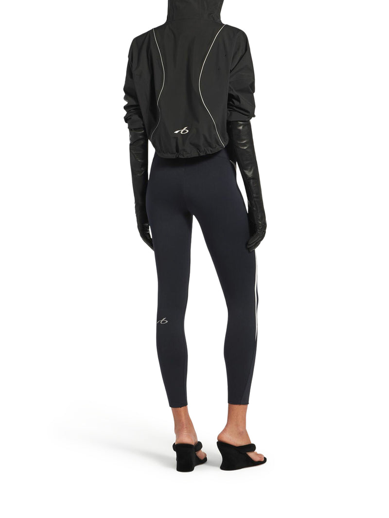 Balenciaga Women Techwear Cropped Jacket In Black