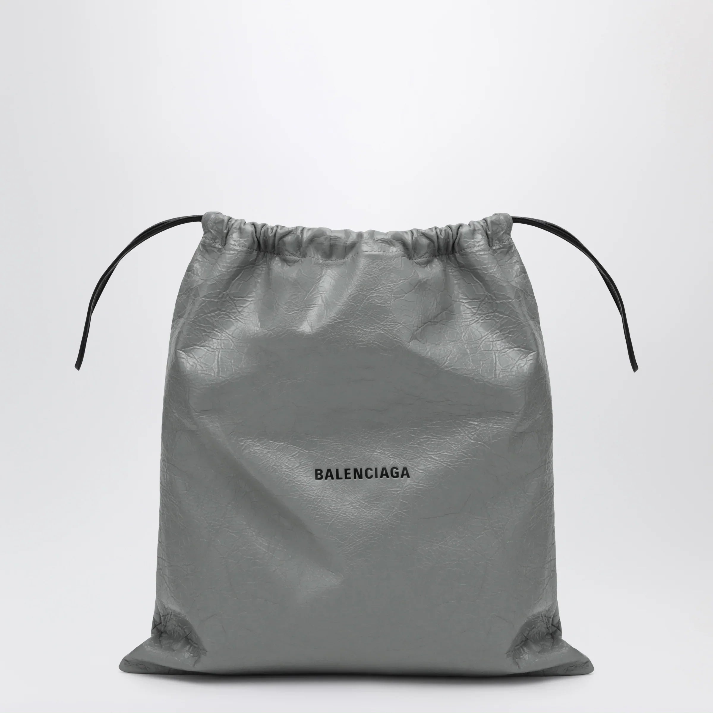 Balenciaga - La Pochette dust bag shopper in Arena lambskin grey