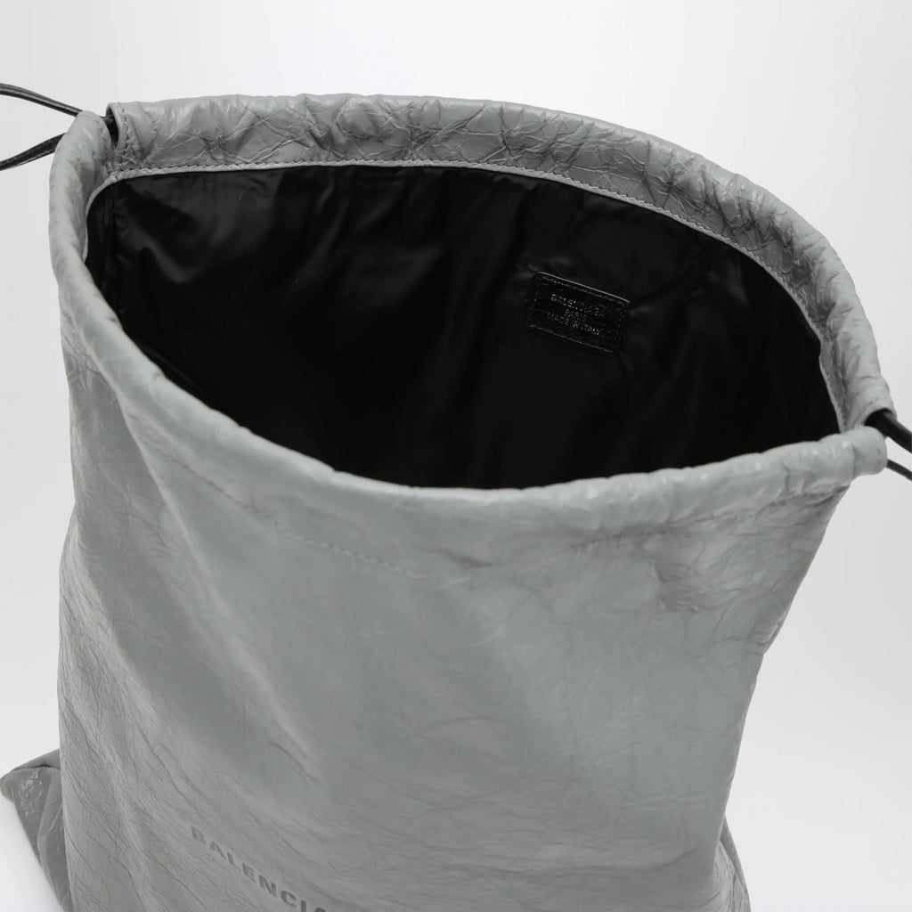 Balenciaga - La Pochette dust bag shopper in Arena lambskin grey