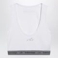 Balenciaga White Techwear Bra Top In Technical Fabric Women