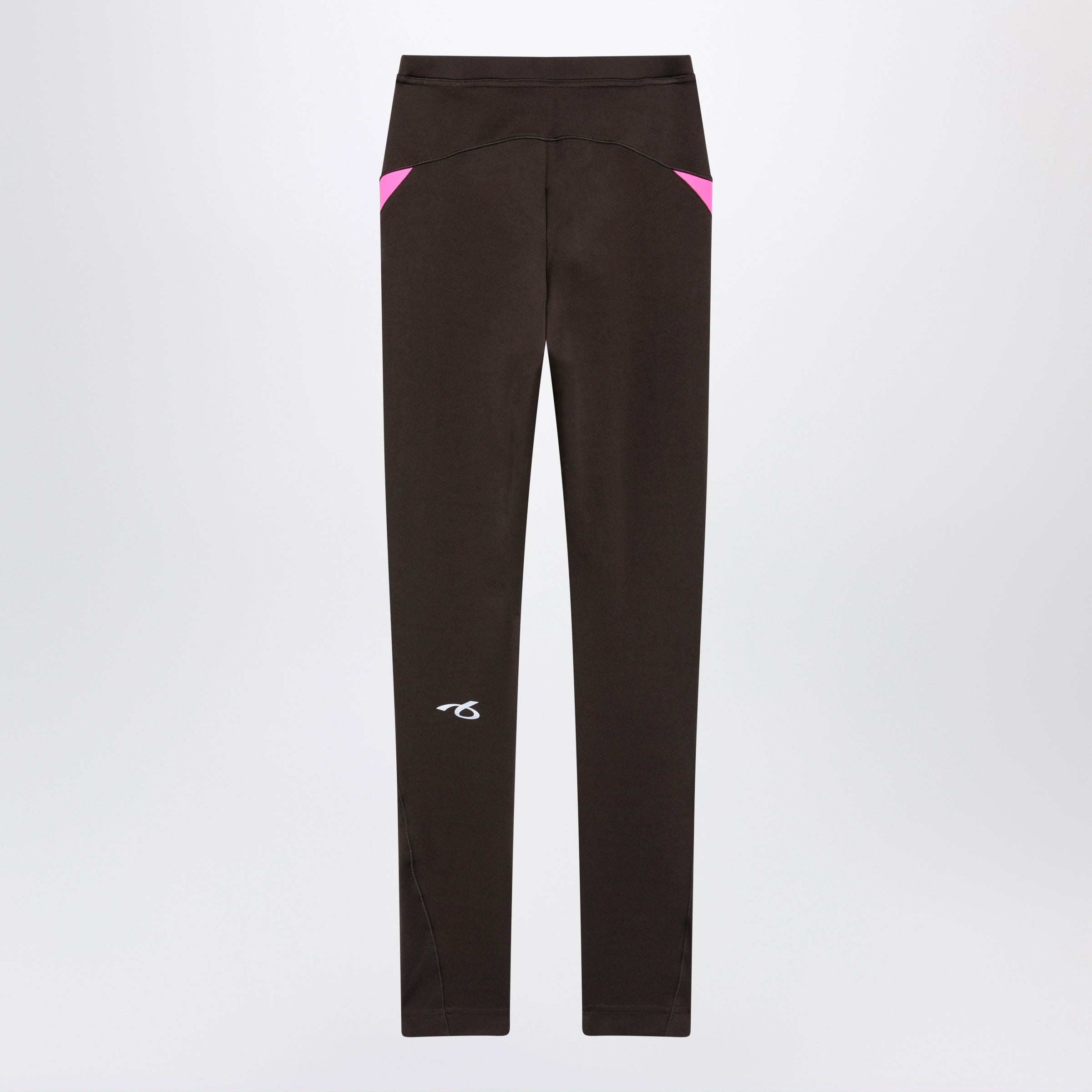 Balenciaga Techwear Leggings In Khaki/Neon Pink Technical Fabric Women