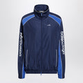 Balenciaga Navy Blue Techwear Zip-Up Jacket In Cotton Blend Women