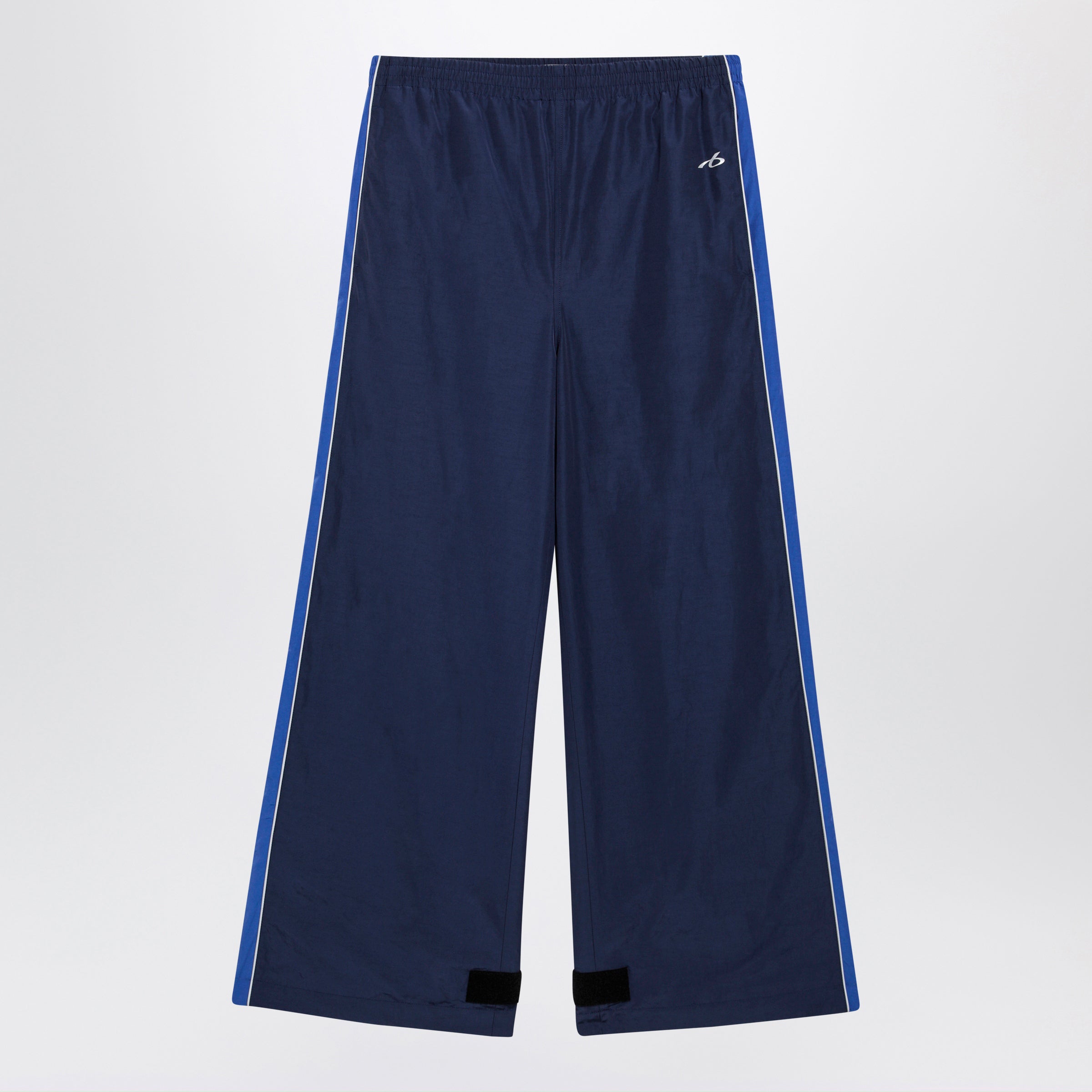 Balenciaga Techwear Jogger Pants In Navy Blue Cotton Blend Women