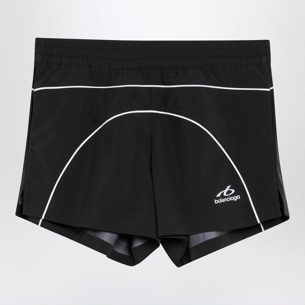 Balenciaga Techwear Shorts In Black Technical Fabric Women