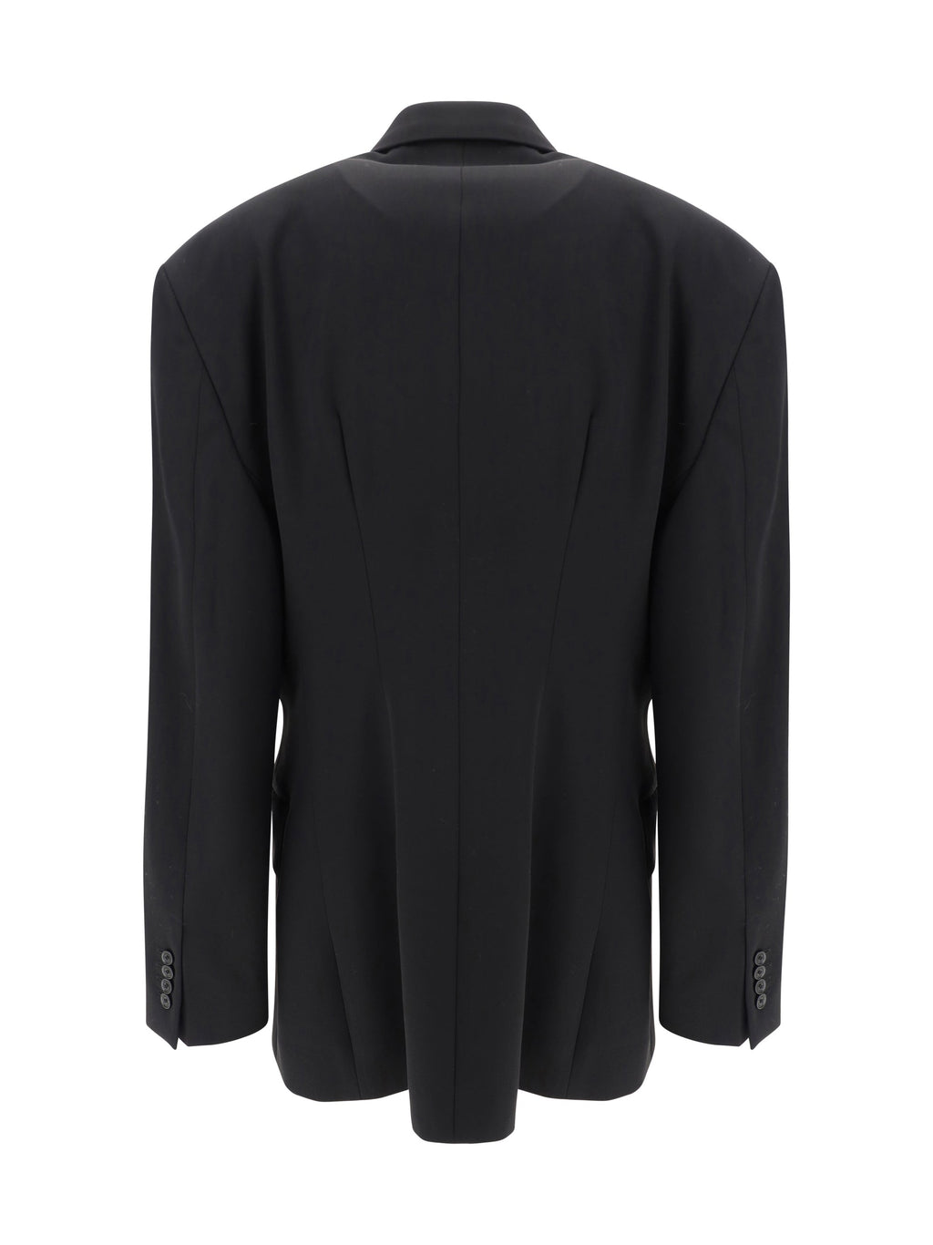 Balenciaga Wool Blazer Jacket Black Women