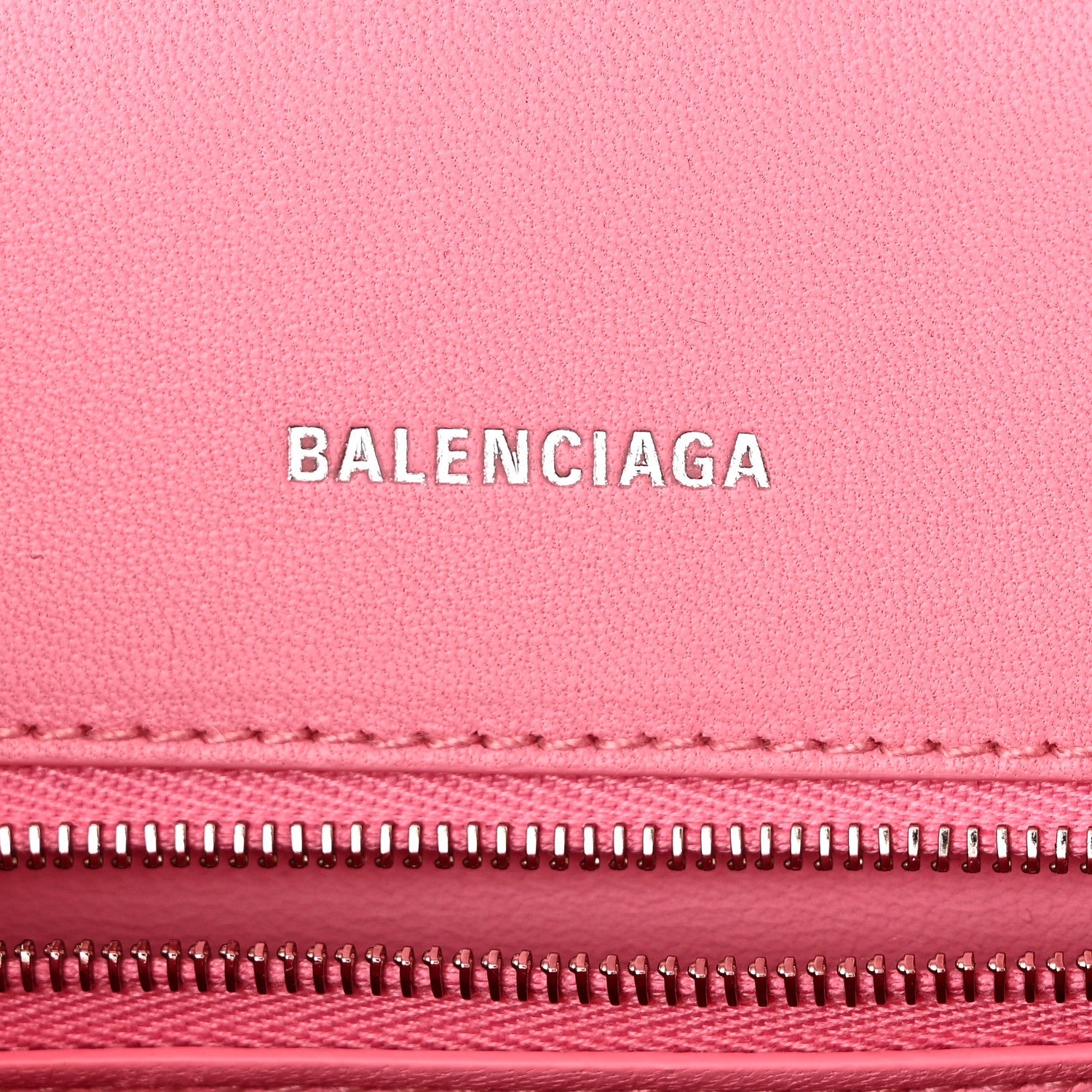Curly Faux Shearling Small Hourglass Top Handle Bag Sweet Pink Pink
