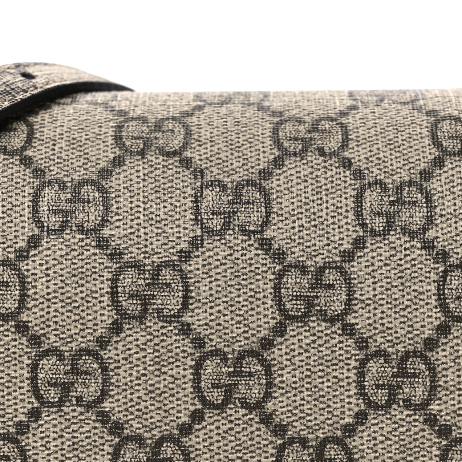 X GUCCI GG Supreme Monogram Small Hourglass Top Handle Bag Beige Ebony