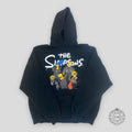 Balenciaga X The Simpsons Oversized Hoodie in Black