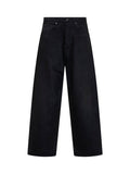 Balenciaga Men Black Organic Japanese Denim Casual Jeans